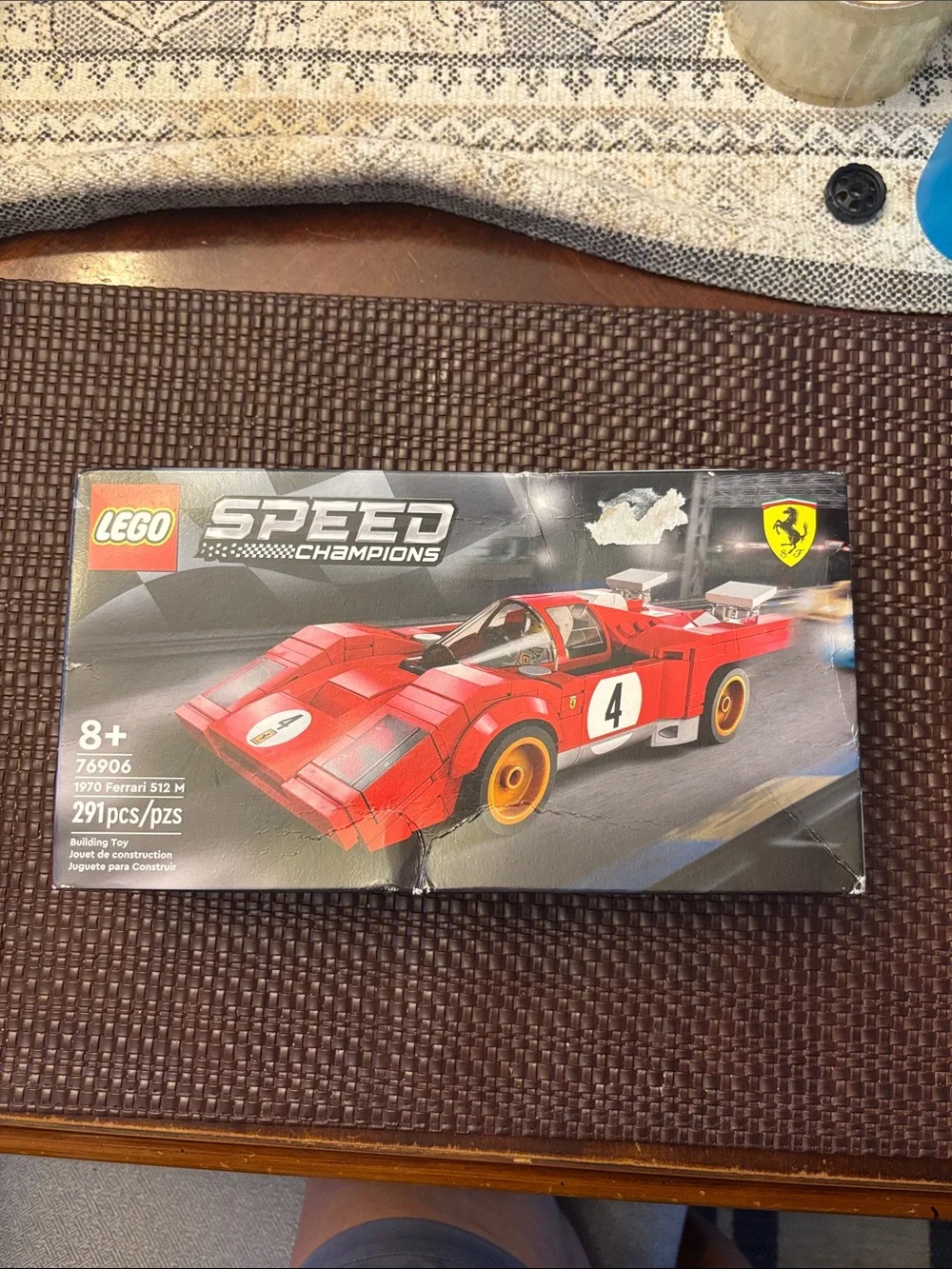LEGO Speed Champions Red Ferrari 1970 Race Car Model